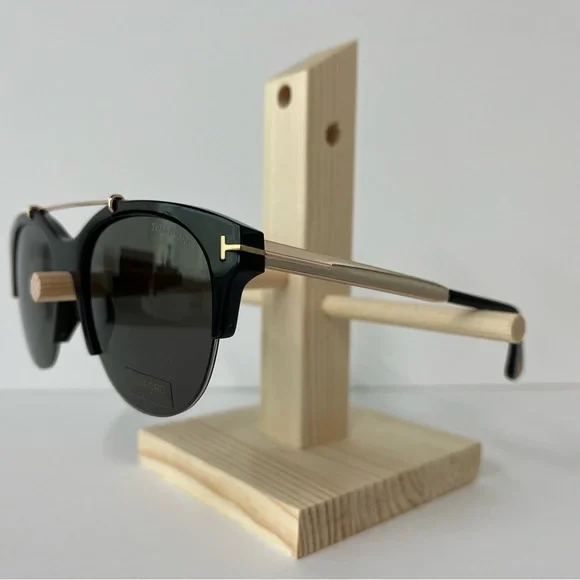 Tom Ford TF-517 Adrenne Sunglasses Black 01A New - Picture 2 of 3